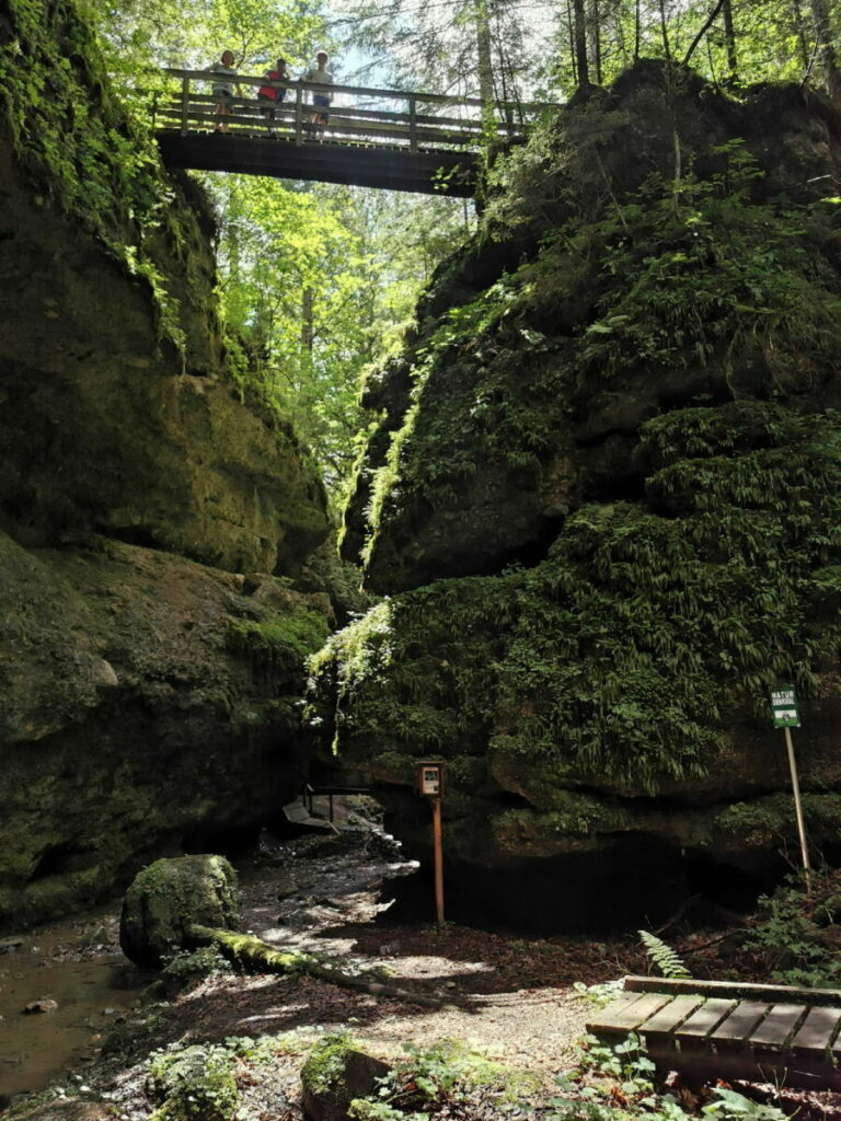 Hier endet die Klamm in Tragöss