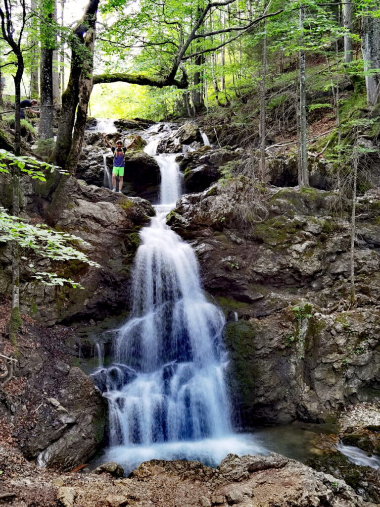 Naturwunder Josefsthaler Wasserfälle zwischen Schliersee und Spitzingsee