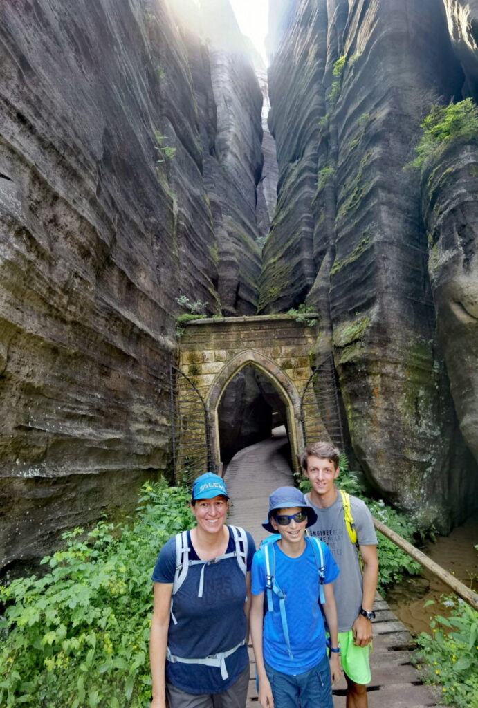 Naturwunder Adersbacher Felsenstadt mit dem Gotischen Tor