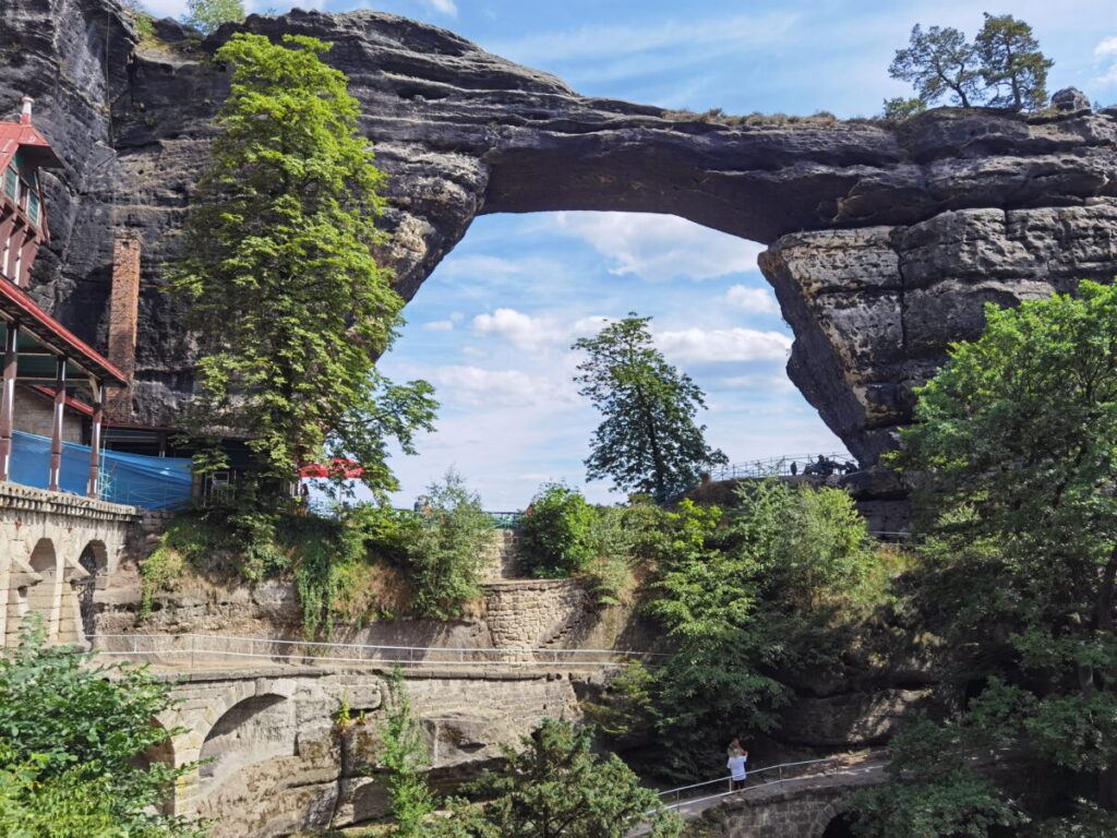 Naturwunder Prebischtor in der Böhmischen Schweiz